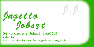 jagello jobszt business card